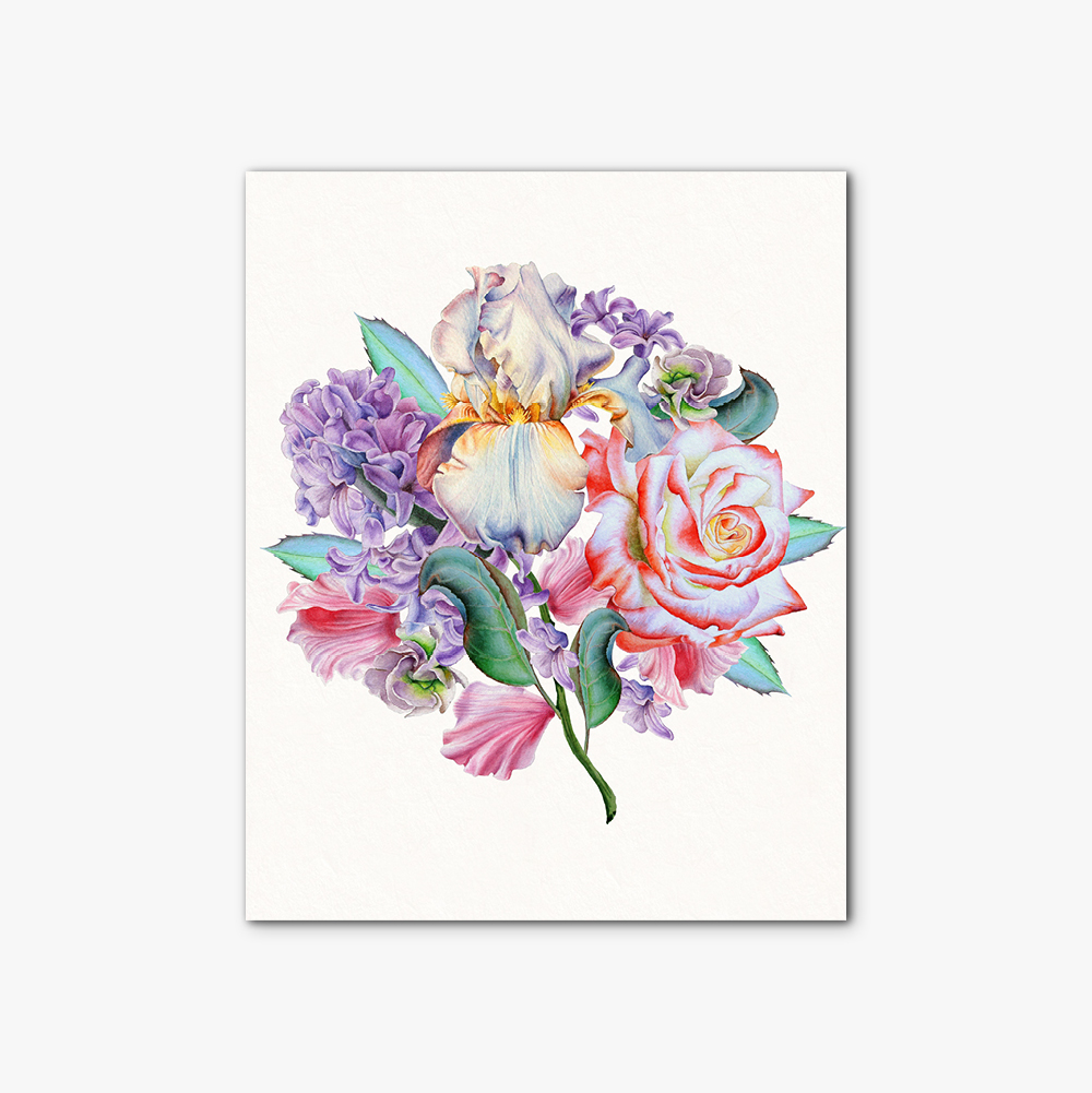 캔버스 꽃 디자인 액자 Flower Series 168